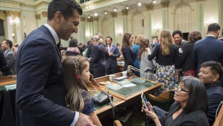 Assemblymember Rivas takes oath of office on the Assembly Floor